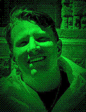 Robby Johnston, terminal phosphor portrait