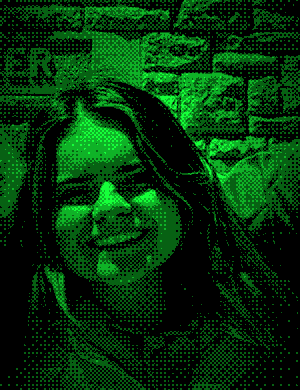 Karissa Kiser, terminal phosphor portrait