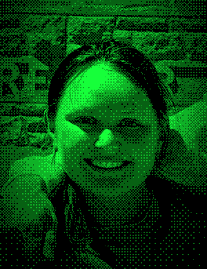 Maycie Schultz, terminal phosphor portrait